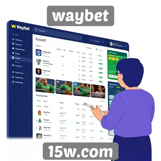 Funcionalidades da interface do usuário no Waybet
